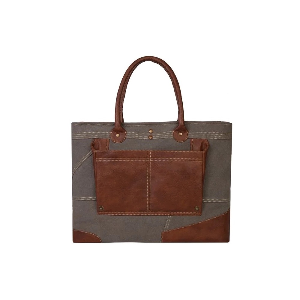 NWT- Mona B - Dakota Charcoal & Leather